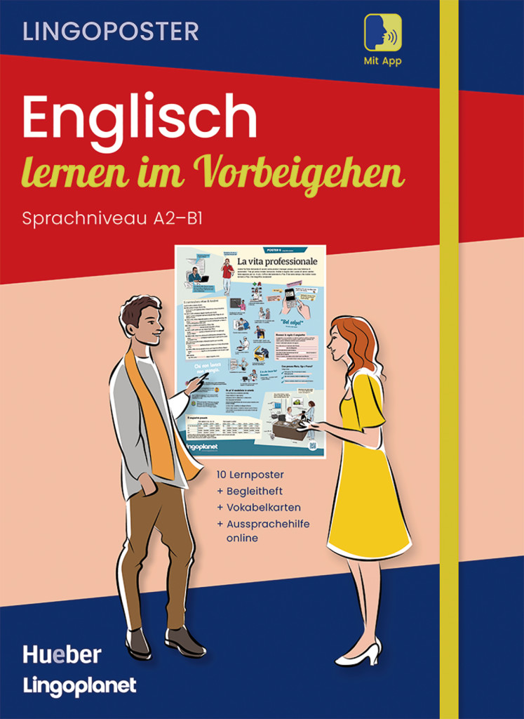 Lingoposter: Englisch lernen im Vorbeigehen, Paket: Sprachposter + Vokabelkarten + Begleitheft + App, ISBN 978-3-19-779601-7