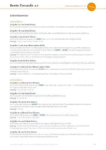 Video: Computer (zu Lektion 25-27)