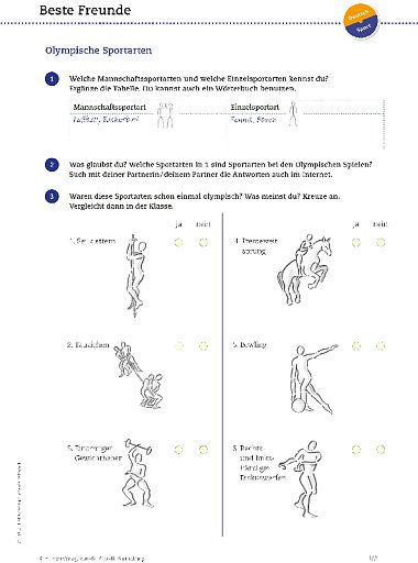 Olympische Sportarten