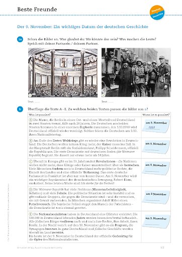 Der 9. November: Ein wichtiges Datum der deutschen Geschichte
