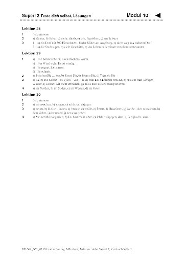 Modul 10 – Lösungen