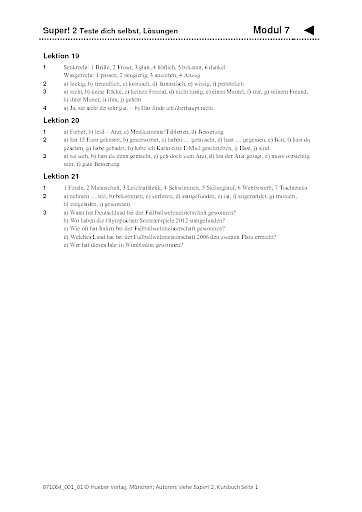 Modul 7 – Lösungen