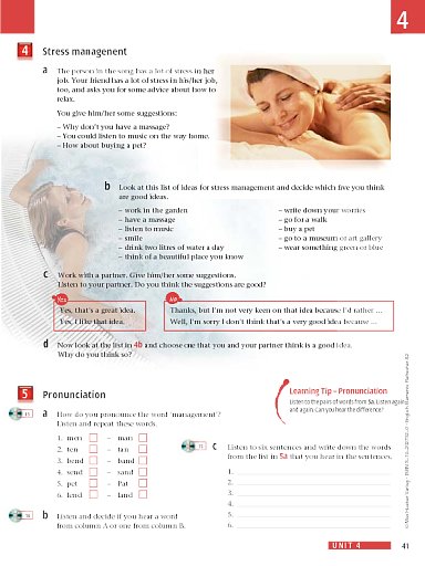 Musterseiten aus Lektion 4