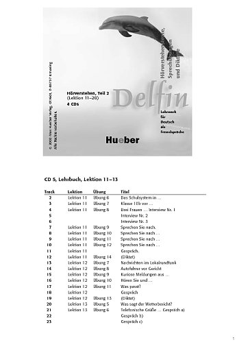 Hörverstehenstexte und Diktate