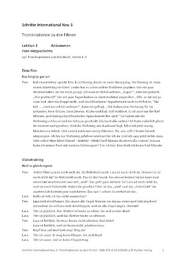 Transkriptionen