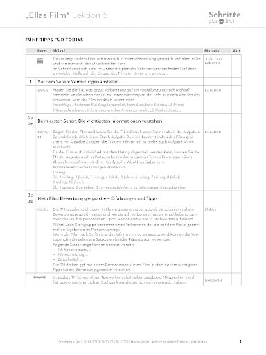 Ellas Film Lektion 5