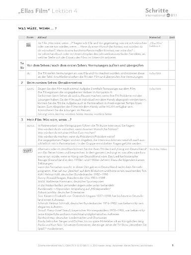 Ellas Film, Lektion 4
