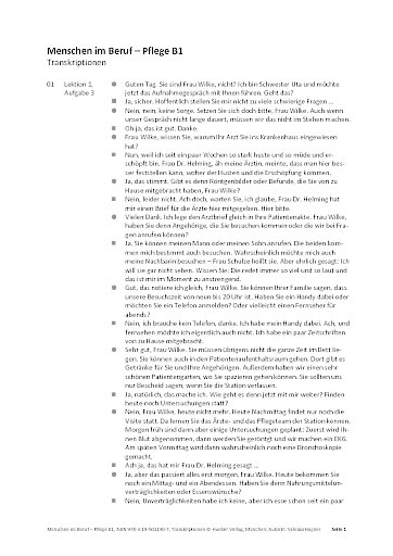 Pflege B1