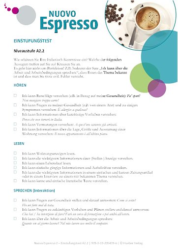 Test zur Selbsteinschätzung