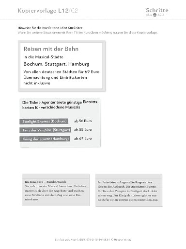 Kopiervorlage, Lektion 12, C2