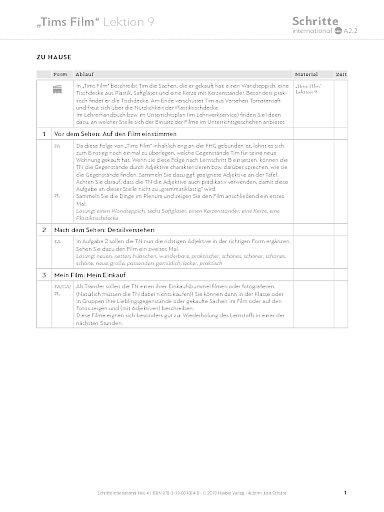 Tims Film, Lektion 9