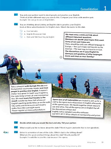 Student's Book Consolidation Unit 1