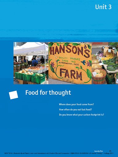 Student's Book Sample Unit 3