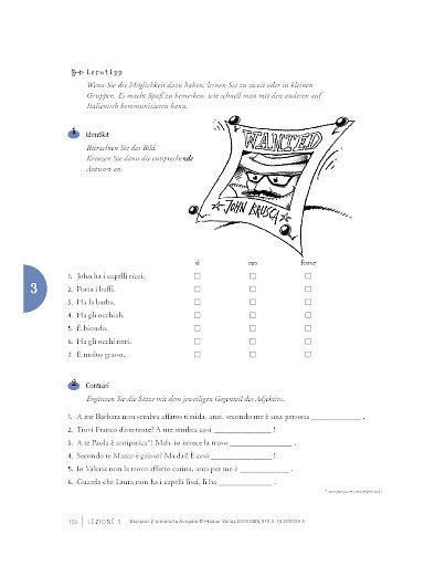 Lektion 3, Arbeitsbuchteil