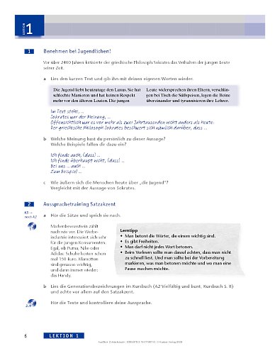Lektion 1: Junge Leute