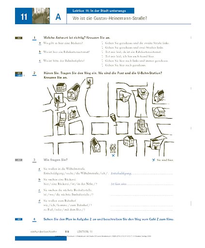 Lektion 11: In der Stadt unterwegs