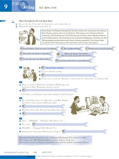 Zu Lektion 9: Fokus Alltag