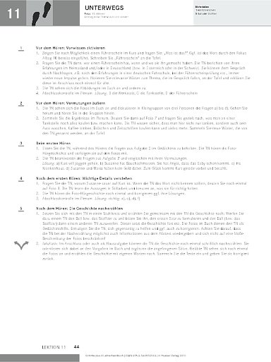 Lektion 11: Unterwegs