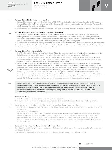 Lektion 9: Technik und Alltag