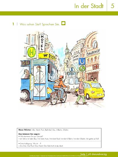 Lektion 5: In der Stadt