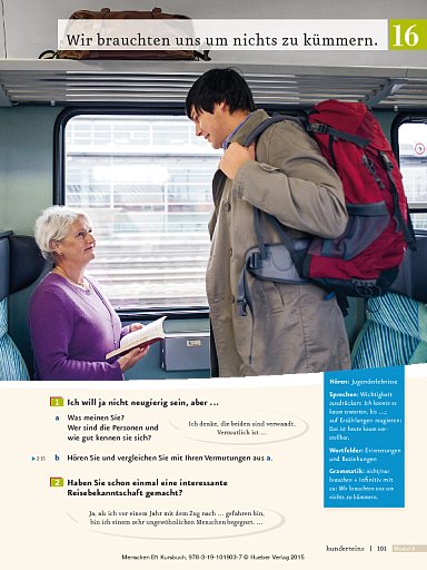 Lektion 16: Wir brauchten uns um nichts zu kümmern.