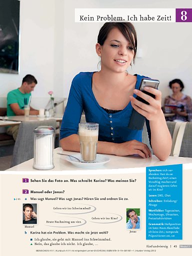 Lektion 8: Kein Problem. Ich habe Zeit!