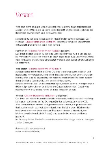 Vorwort und Musterseiten