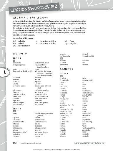 Lektionswortschatz