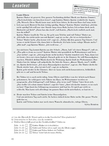 Lesetext und Lerntipps