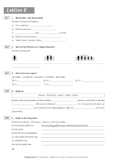 Lektion 8: Die liebe Familie