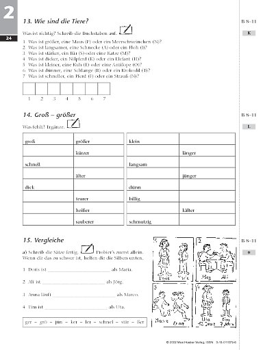 Tamburin 3 Arbeitsbuch:Musterseiten aus Lektion 2 und 5