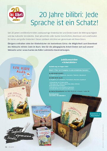 Jubiläumsaktion »Schatzkiste« – 45 % Rabatt und volles RR