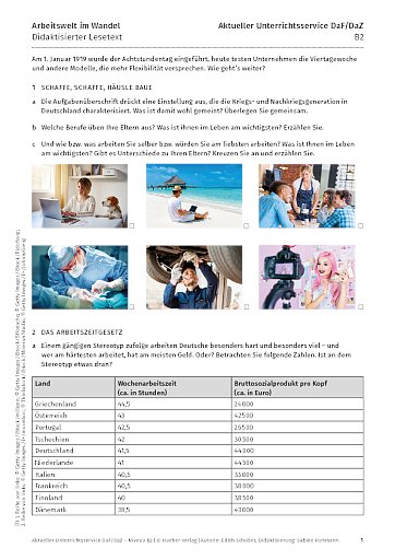 Arbeitswelt im Wandel