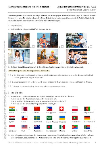 Fachkräftemangel und Arbeitsmigration