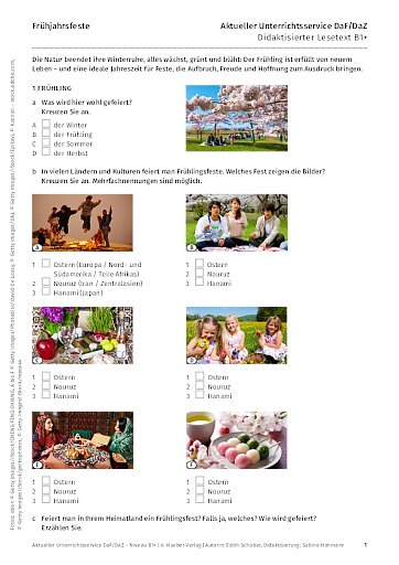 Frühjahrsfeste international