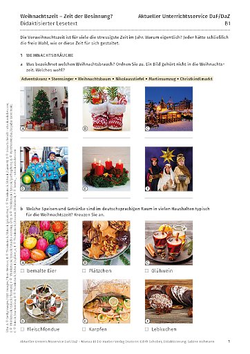 Weihnachtszeit – Zeit der Besinnung?