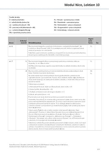 Unterrichtsplan