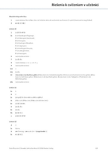 L&ouml;sungsschl&uuml;ssel Kursbuch 