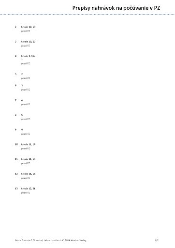 Transkriptionen Arbeitsbuch