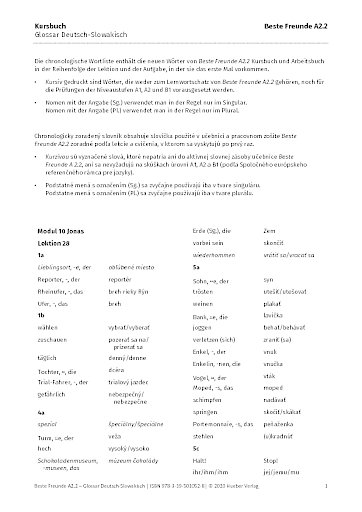 Beste Freunde nemecko-slovenský slovník A2/2