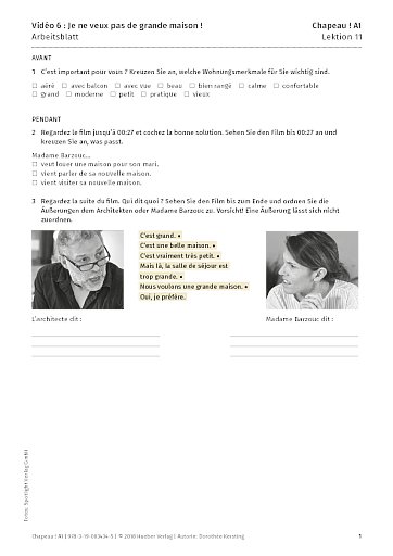 Vidéo 6 : Je ne veux pas de grande maison !