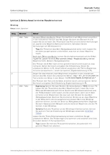 Unterrichtsplan 02