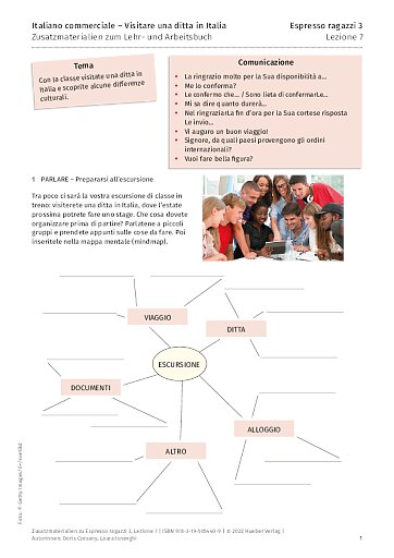 Zusatzmaterial zu Espresso ragazzi 3