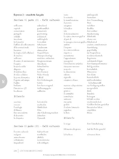 Zusätzlicher Lektionswortschatz