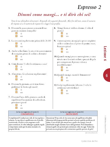 Dimmi come mangi... e ti dirò chi sei!