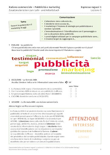 Zusatzmaterial zu Espresso ragazzi 3