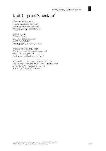 Song: Text