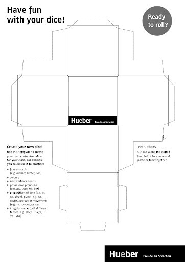 Blankowürfel - einfarbig