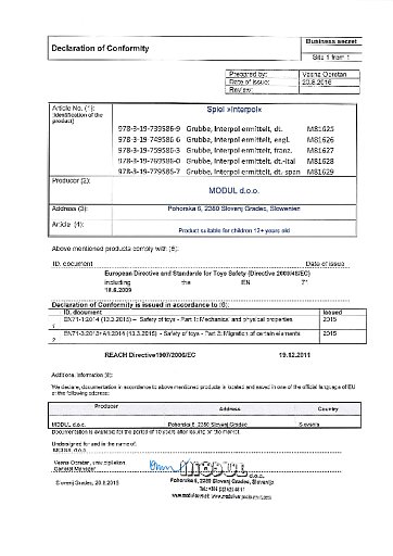Konformitätserklärung
