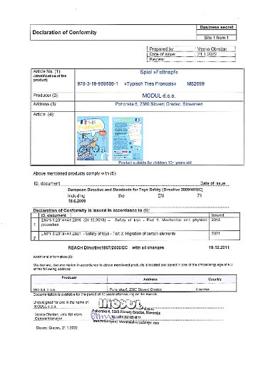 Konformitätserklärung